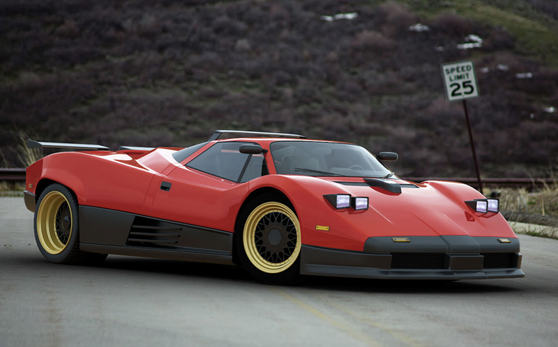Illustration for article titled If a Zonda and a Countach had a cocaine baby